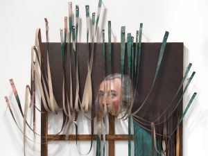Titus Kaphar, Stripes, (2014). (©Titus Kaphar. Courtesy of the artist and Jack Shainman Gallery, New York)