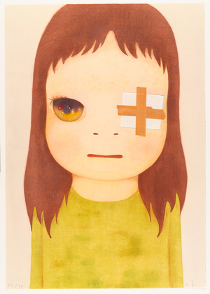 Untitled (Eye Patch), (2012), by Yoshitomo Nara.