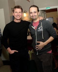 Tom Cruise and Lin-Manuel Miranda.