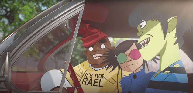 Gorillaz in Saturnz Barz.