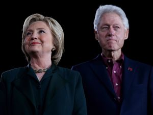 Bill and Hillary Clinton.