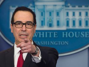 Secretary of Treasury Steven Mnuchin.