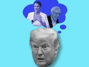 Socialism is absolutely an official Team Trump talking point.
