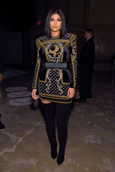 Image: Kylie Jenner at Balmain x H&M launch in 2015