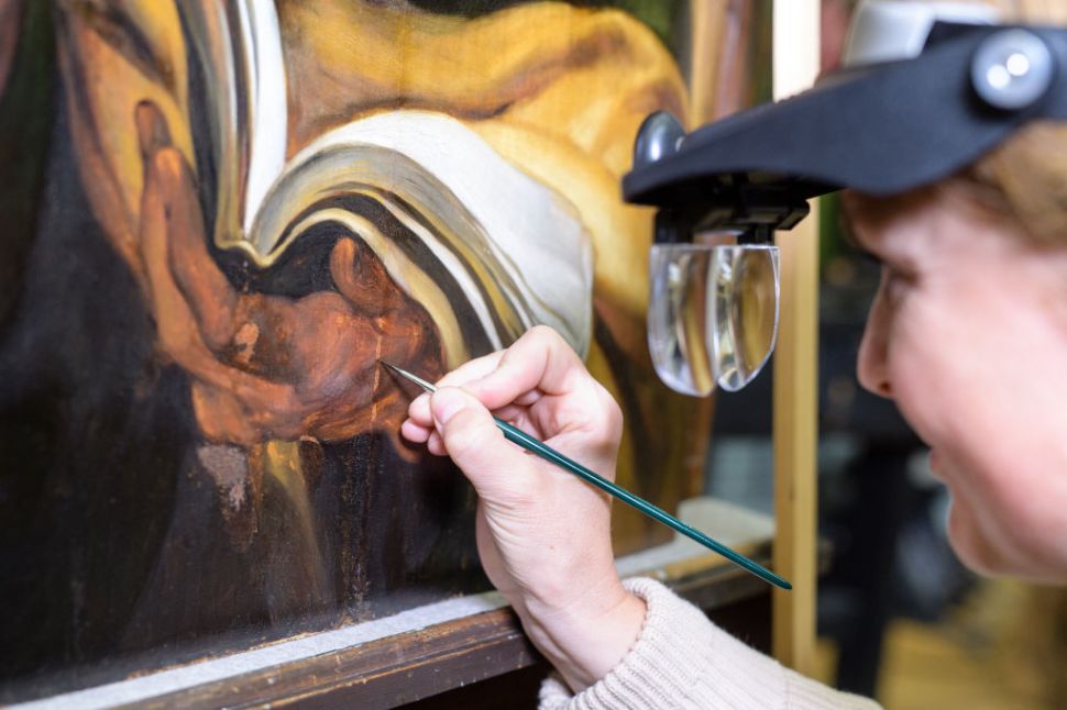 Restoration of works of art at the Doerner-Institut
