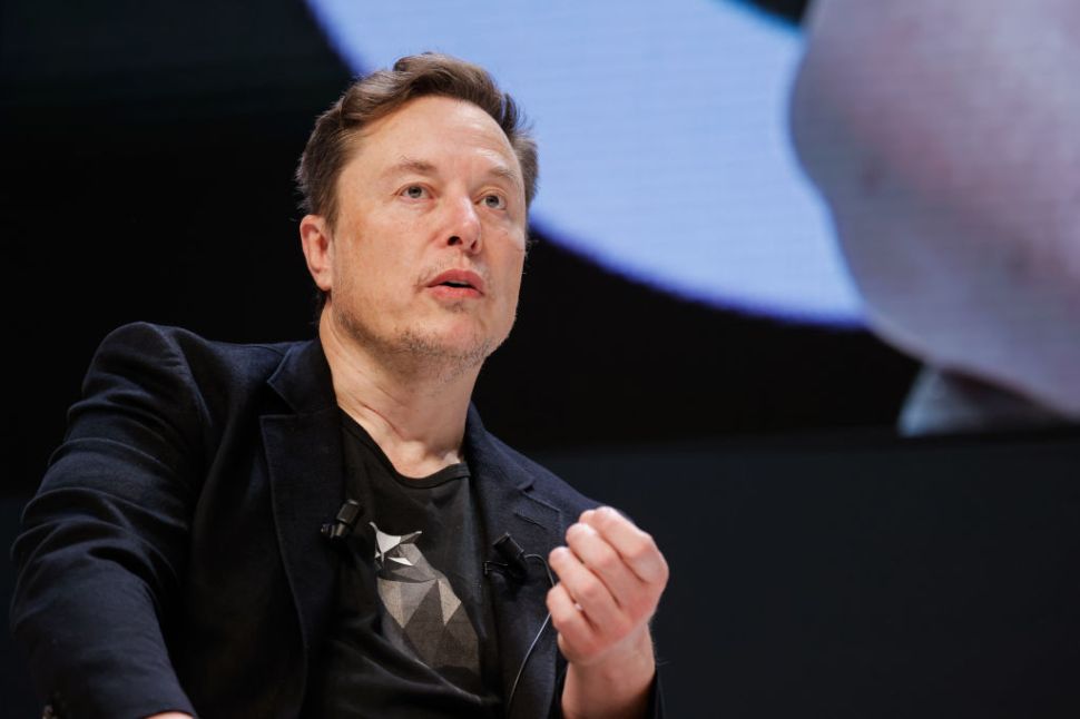 Elon Musk speaks onstage during the Cannes Lions International Festival.