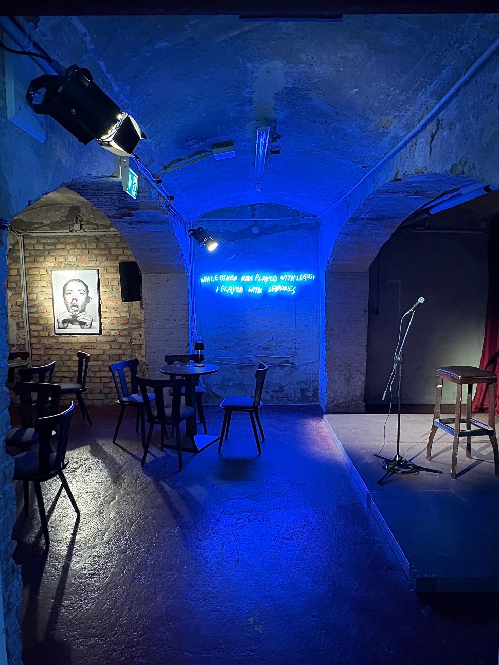 Mila Panić, Big Mouth, (2025): over the course of six nights, Panić performs 45 minutes of stand-up comedy, each night joined by a local Berlin-based comedian doing a shorter set.